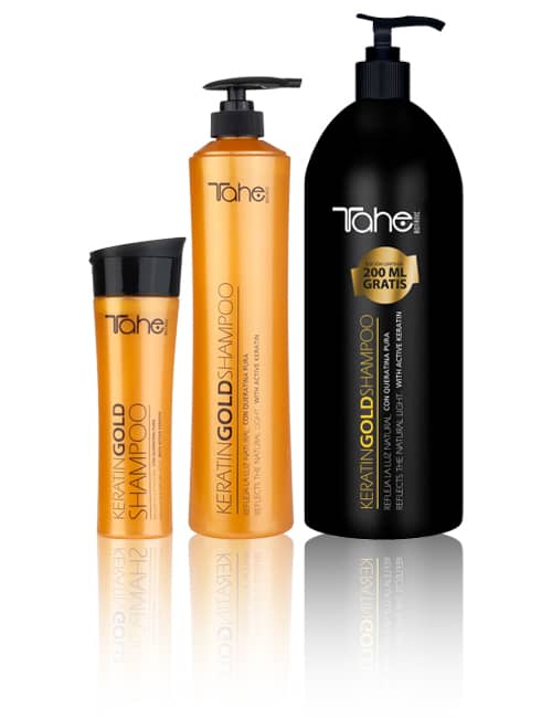 Tahe Gold Shampoo, Nutrición Capilar Para Cabellos Teñidos y Mixtos