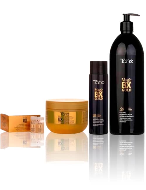 Tahe Línea Magic Bx Gold Para Cabellos Finos y Secos
