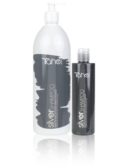 Tahe Silver Shampoo Para Cabellos Rubios y Blancos